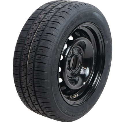 Kenda Compleet aanhanger wiel - 195/50R13C - zwarte velg - steekmaat: 5x112 - draagvermogen: 900 kg - naafdiameter: 67 mm