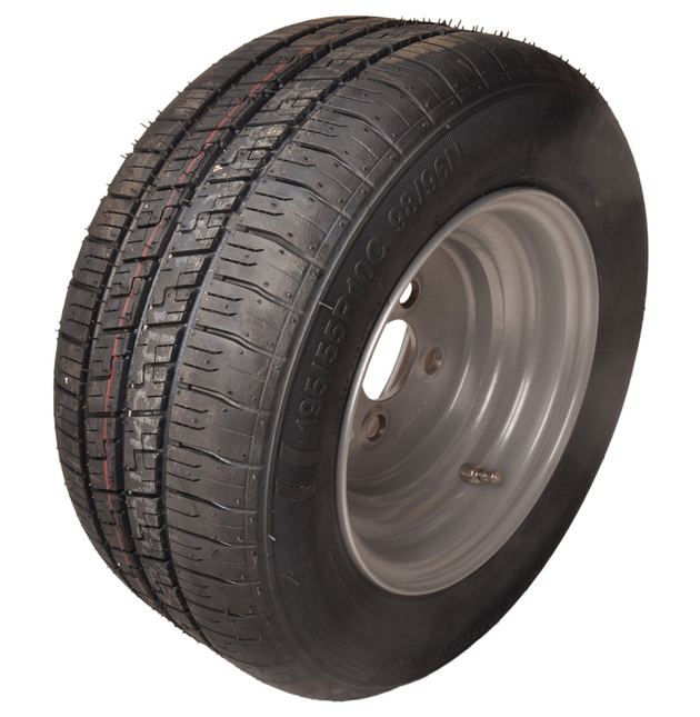 Kenda Compleet aanhanger wiel - 195/55R10C - steekmaat: 4x100 - draagvermogen: 500 kg - naafdiameter: 60 mm - 10PR