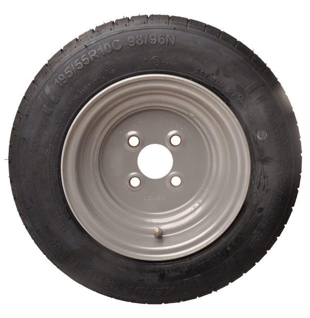 Kenda Compleet aanhanger wiel - 195/55R10C - steekmaat: 4x100 - draagvermogen: 500 kg - naafdiameter: 60 mm - 10PR