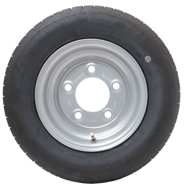Kenda Compleet aanhanger wiel - 195/55R10C - steekmaat: 5x140 - draagvermogen: 750 kg - naafdiameter: 94 mm - 10PR