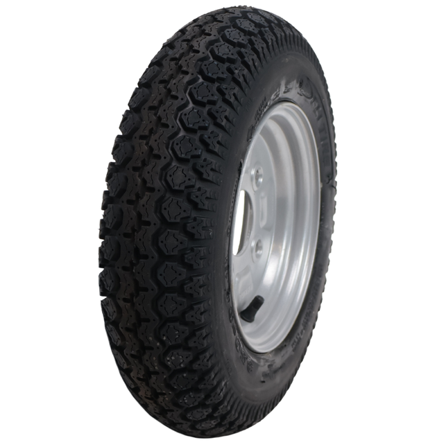Kenda Compleet aanhanger wiel - 3.50-8 - steekmaat: 4x100 - draagvermogen: 170 kg - naafdiameter: 60 mm - 4PR