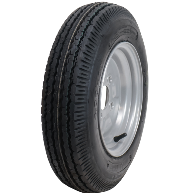 Kenda Compleet aanhanger wiel - 4.00-10 - steekmaat: 4x100 - draagvermogen: 345 kg - naafdiameter: 60 mm - 6PR