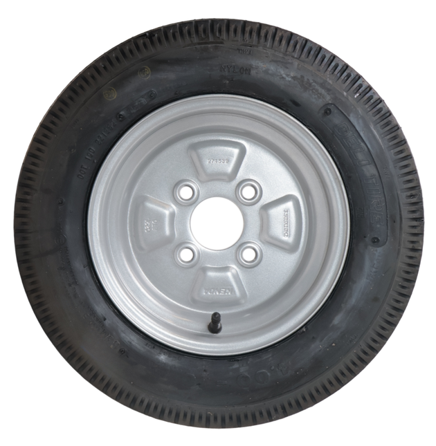 Kenda Compleet aanhanger wiel - 4.00-10 - steekmaat: 4x100 - draagvermogen: 275 kg - naafdiameter: 60 mm - 4PR