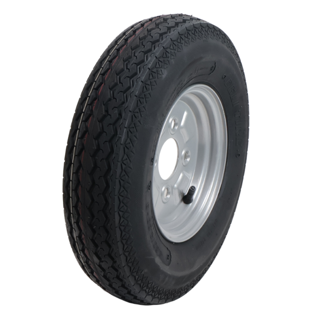 Kenda Compleet aanhanger wiel - 4.00-8 - steekmaat: 4x100 - draagvermogen: 265 kg - naafdiameter: 57 mm - 4PR