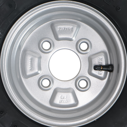 Kenda Compleet aanhanger wiel - 4.00-8 - steekmaat: 4x100 - draagvermogen: 265 kg - naafdiameter: 57 mm - 4PR