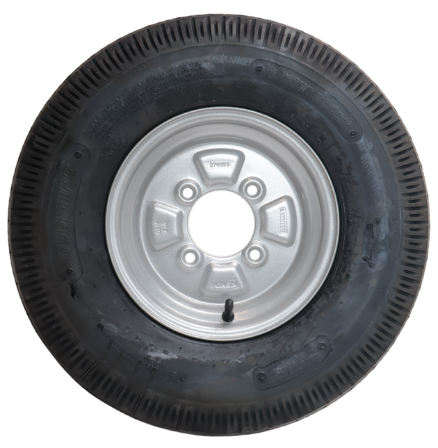 Kenda Compleet aanhanger wiel - 5.20-10 - steekmaat: 4x115 - draagvermogen: 280 kg - naafdiameter: 85 mm - 4PR
