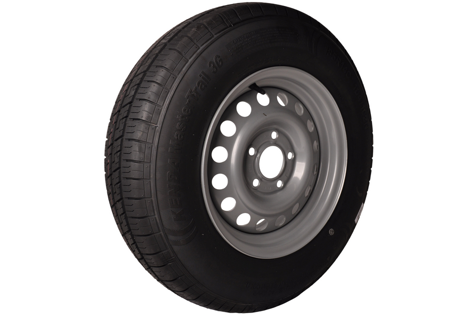 Kenda Compleet wiel 185R14C band + velg -  5x112 - 900kg - naafdiameter 67 mm