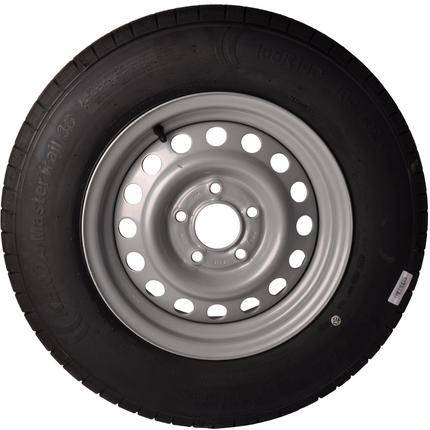 Kenda Compleet wiel 185R14C band + velg -  5x112 - 900kg - naafdiameter 67 mm