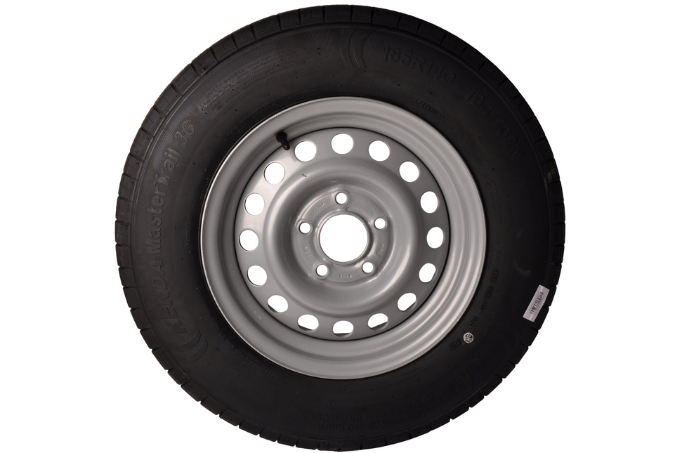 Kenda Compleet wiel 185R14C band + velg -  5x112 - 900kg - naafdiameter 67 mm