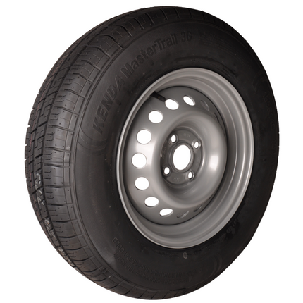 Kenda Compleet wiel 185R14C - opel steek 4x100 - 750kg draagvermogen - naaf 57 mm