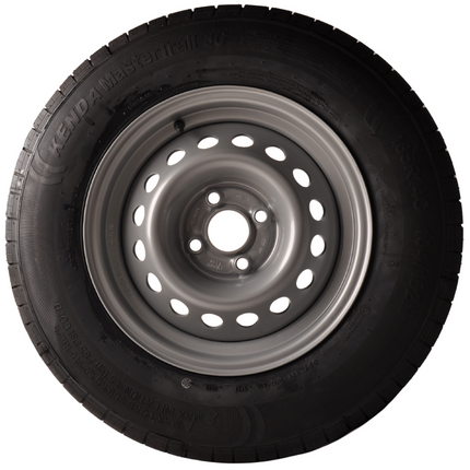 Kenda Compleet wiel 185R14C - opel steek 4x100 - 750kg draagvermogen - naaf 57 mm