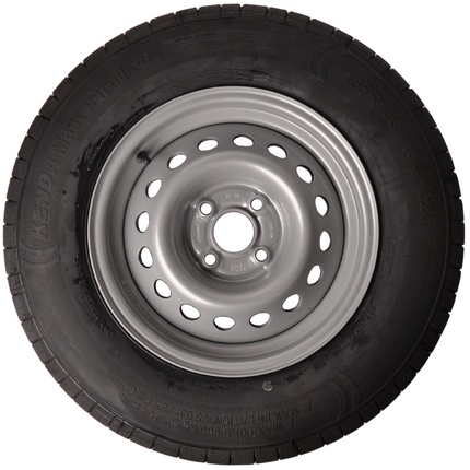 Kenda Compleet wiel 185R14C - opel steek 4x100 - 750kg draagvermogen - naaf 57 mm