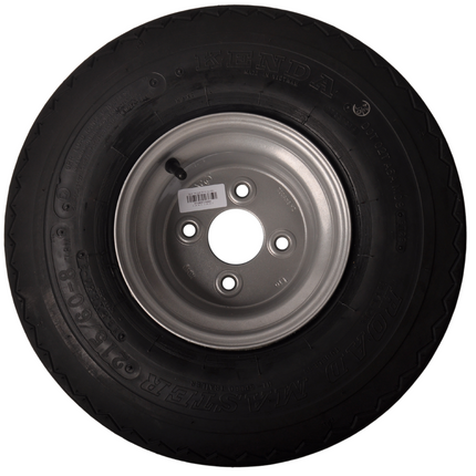 Kenda Compleet wiel - 18.5x8.50-8 band + velg - opel steek: 4x100 - 6PR - draagvermogen 425 kg - naafdiameter 60 mm