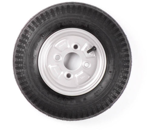 Kenda Compleet  wiel 4.00-8 band + velg - opel steek: 4x100 - 6PR - draagvermogen 335 kg -  naafdiameter 60 mm