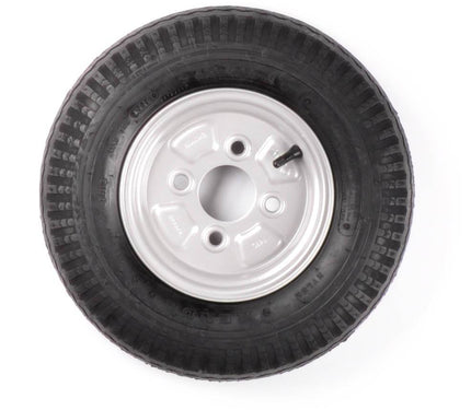 Kenda Compleet  wiel 4.00-8 band + velg - opel steek: 4x100 - 6PR - draagvermogen 335 kg -  naafdiameter 60 mm