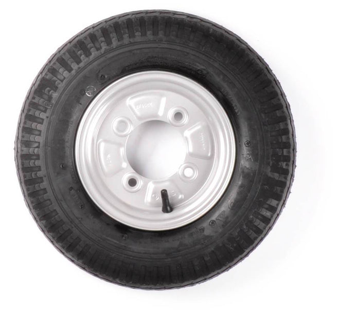 Kenda Compleet wiel - 4.80/4.00-8 band + velg - franse steek: 4x115 - 6PR - draagvermogen 335 kg - naafdiameter 85 mm
