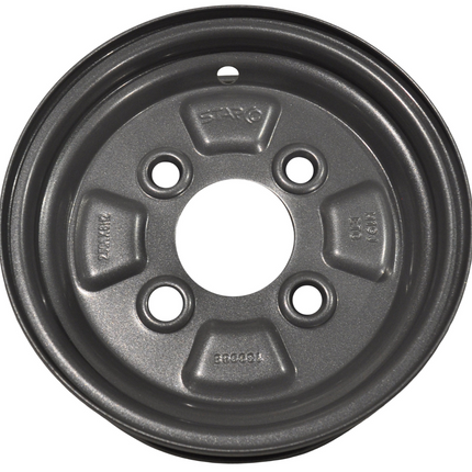 Kenda Losse 8 inch aanhanger velg - 2.50Ax8 - steekmaat: 4x100 - draagvermogen: 345 kg - naafdiameter: 60 mm - ET0