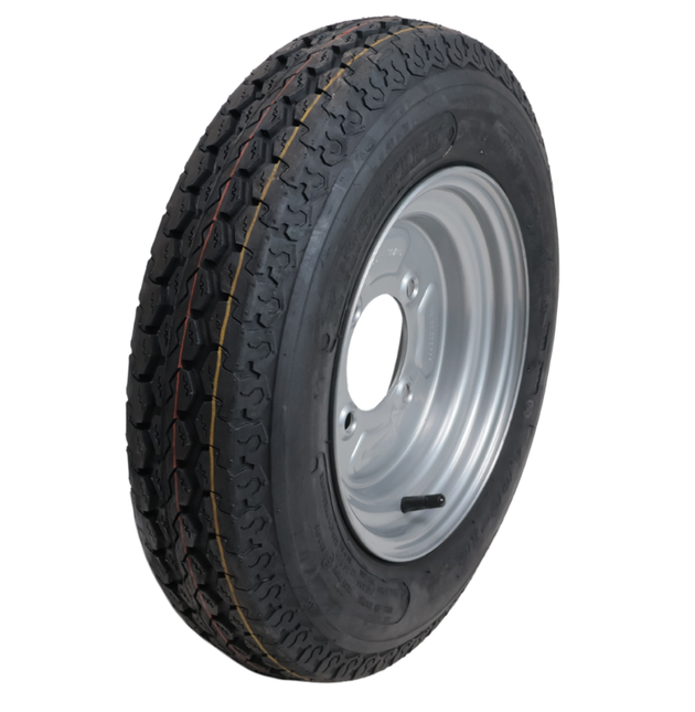 Kings tire Compleet aanhanger wiel - 4.00-10  - steekmaat: 4x115 - draagvermogen: 345 kg - 6PR - naafdiameter: 85 mm