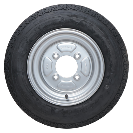 Kings tire Compleet aanhanger wiel - 4.00-10 - steekmaat: 4x115 - draagvermogen: 345 kg - 6PR - naafdiameter: 85 mm