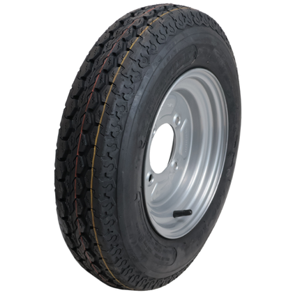 Kings tire Compleet aanhanger wiel - 4.00-10 - steekmaat: 4x115 - draagvermogen: 345 kg - 6PR - naafdiameter: 85 mm