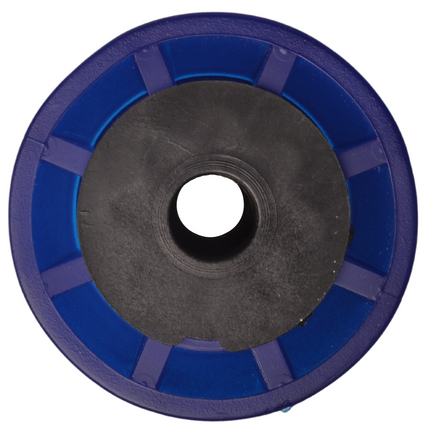 Knott 133x58,5 mm kielrol blauw 17 mm naafdiameter