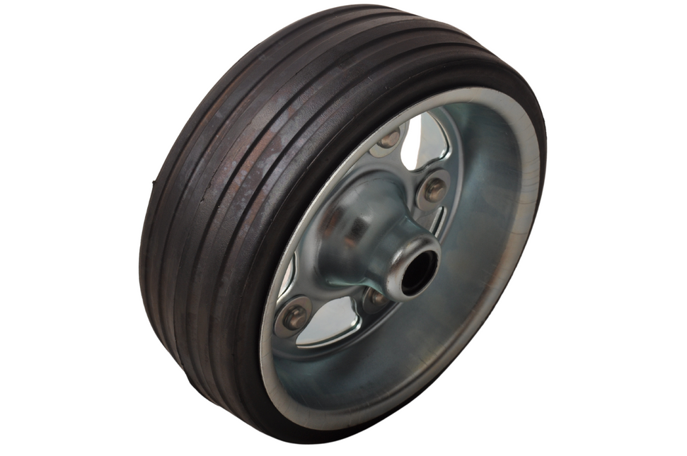 Knott 230x80 mm neuswieltje met stalen velg - 20 mm naafdiameter - 500 kg draagvermogen -