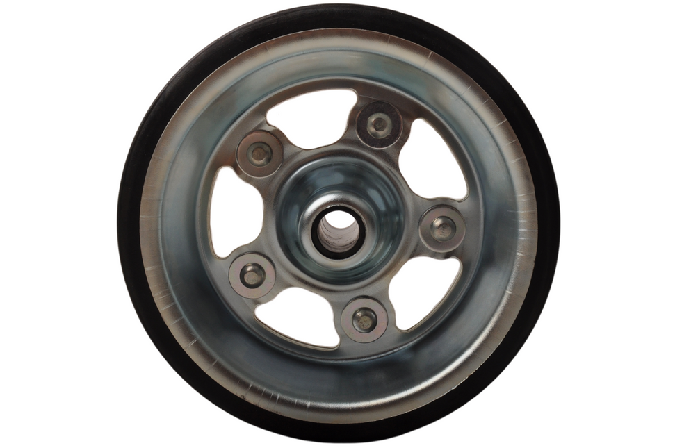 Knott 230x80 mm neuswieltje met stalen velg - 20 mm naafdiameter - 500 kg draagvermogen -