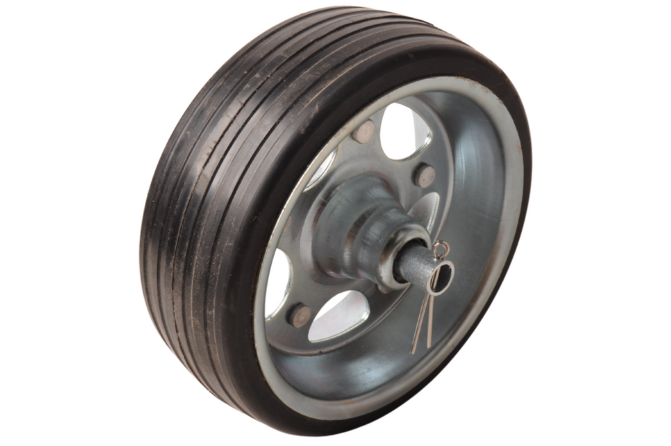 Knott 250x120 mm wiel met stalen velg voor neuswiel - 20 mm naafdiameter - 500 kg draagvermogen -