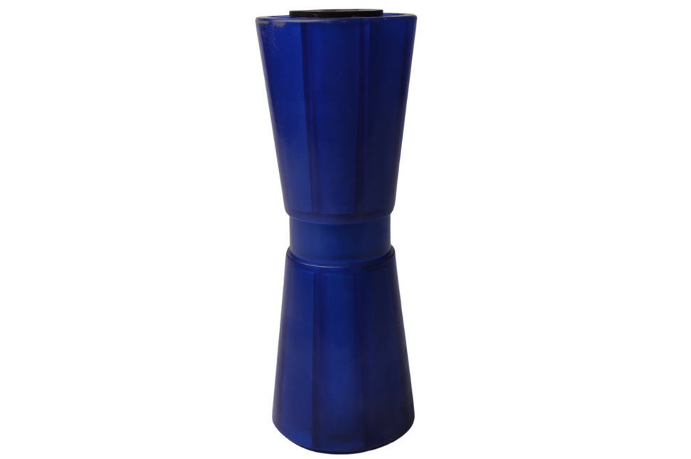 Knott 259x61 mm kielrol blauw 17 mm naafdiameter - polyvinyl materiaal