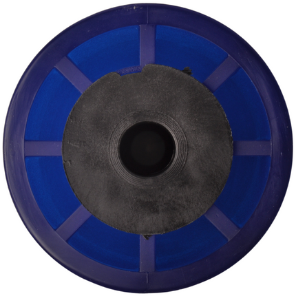Knott 259x61 mm kielrol blauw 17 mm naafdiameter - polyvinyl materiaal