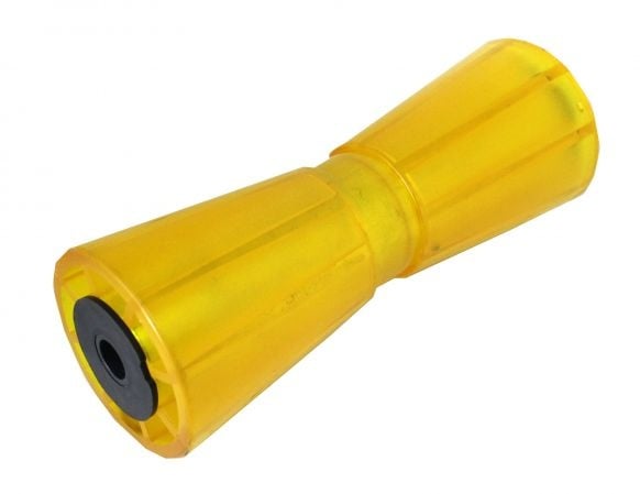 Knott 259x61 mm kielrol oranje/geel 17 mm naafdiameter - PU materiaal