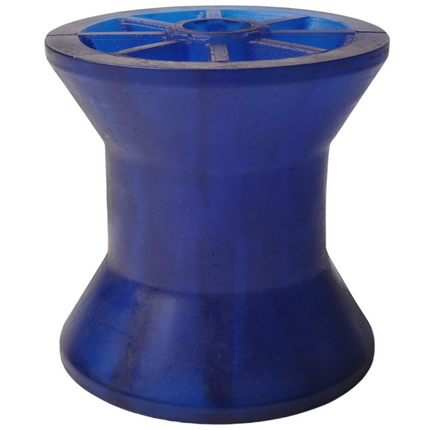 Knott 72x73 mm kielrol blauw 14,5 mm naafdiameter