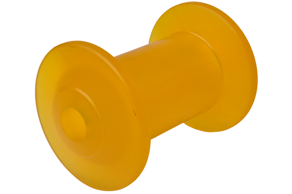 Knott 98x68,5 mm kielrol geel 16 mm naafdiameter