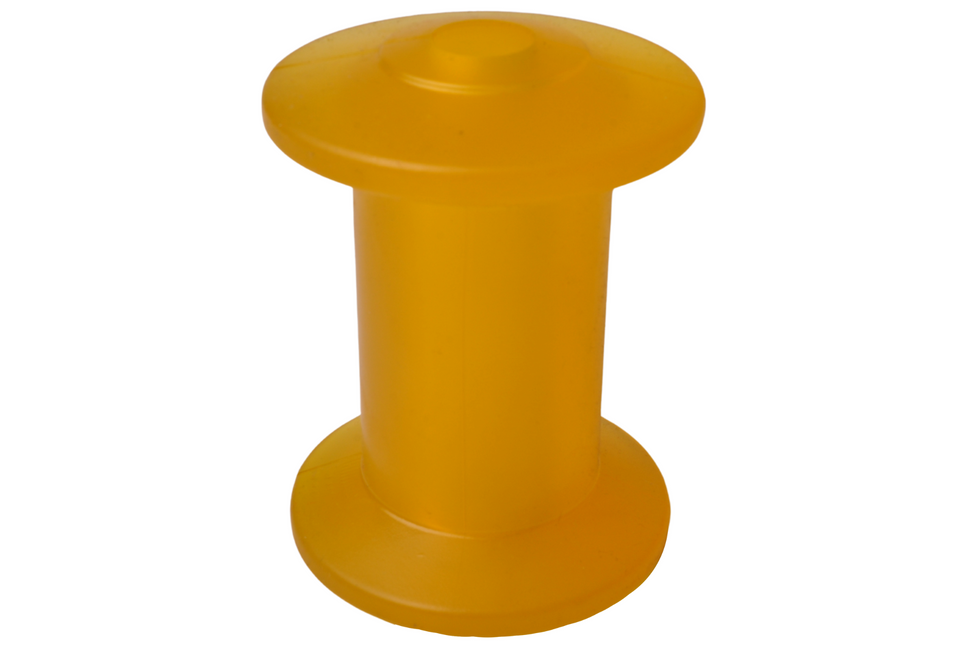 Knott 98x68,5 mm kielrol geel 16 mm naafdiameter