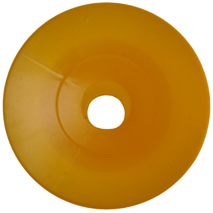 Knott 98x68,5 mm kielrol geel 16 mm naafdiameter