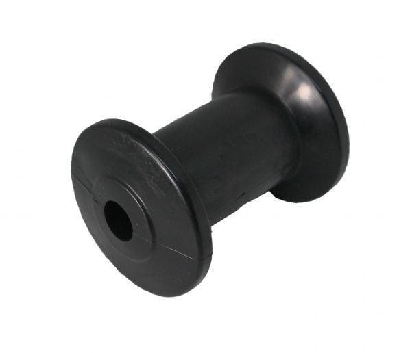 Knott 98x68,5 mm kielrol zwart 16 mm naafdiameter