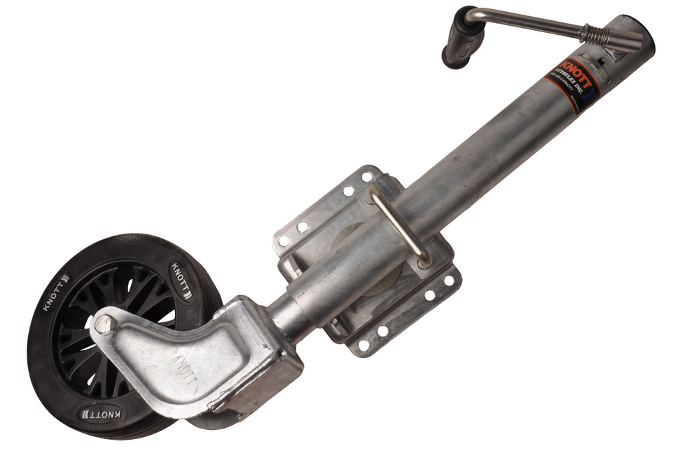 Knott Draaibaar neuswiel - 60 mm - draagvermogen: 150 kg - zijslinger