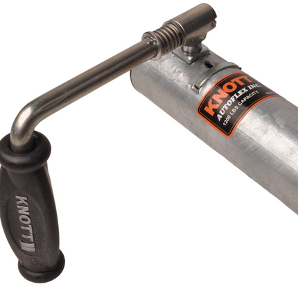 Knott Draaibaar neuswiel - 60 mm - draagvermogen: 150 kg - zijslinger