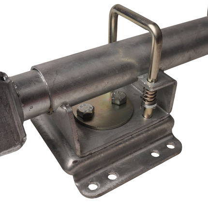 Knott Draaibaar neuswiel - 60 mm - draagvermogen: 150 kg - zijslinger