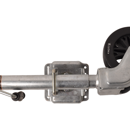 Knott Draaibaar neuswiel - 60 mm - draagvermogen: 150 kg - zijslinger