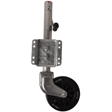 Knott Draaibaar neuswiel - 60 mm - draagvermogen: 150 kg - zijslinger