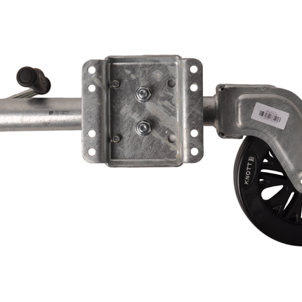 Knott Draaibaar neuswiel - 60 mm - draagvermogen: 150 kg - zijslinger