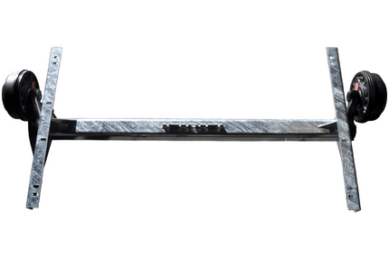 Knott Geremde Knott as voor Eduard trailer - 1350 kg - pad 1100 - flens 1600 5x112