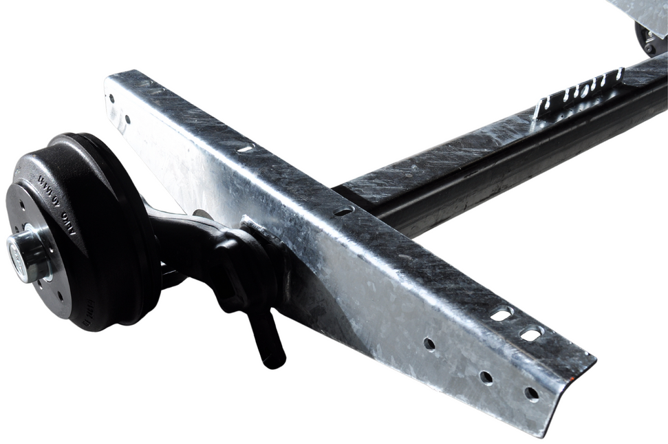 Knott Geremde Knott as voor Eduard trailer - 1350 kg - pad 1100 - flens 1600 - 5x112