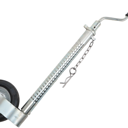 Knott Ifor Williams neuswiel - 48 mm - geribbeld - draagvermogen: 200 kg - stalen velg