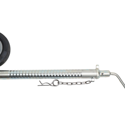 Knott Ifor Williams neuswiel - 48 mm - geribbeld - draagvermogen: 200 kg - stalen velg