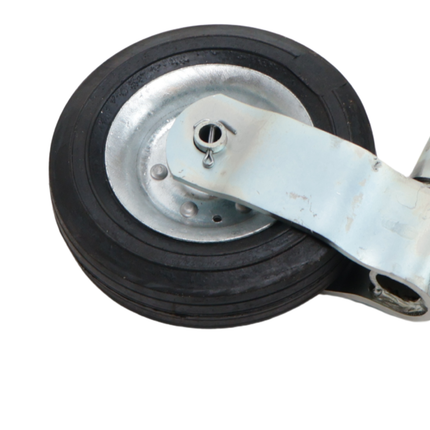 Knott Ifor Williams neuswiel - 48 mm - geribbeld - draagvermogen: 200 kg - stalen velg