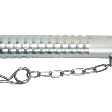 Knott Ifor Williams neuswiel - 48 mm - geribbeld - draagvermogen: 200 kg - stalen velg