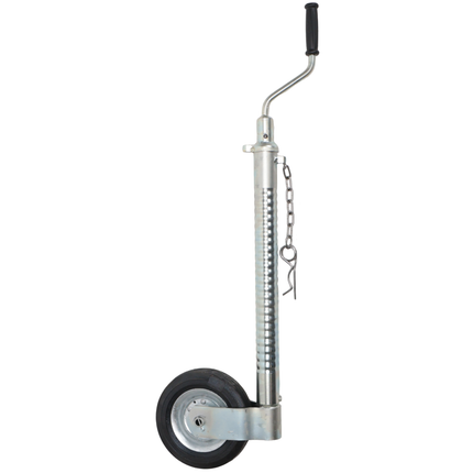 Knott Ifor Williams neuswiel - 48 mm - geribbeld - draagvermogen: 200 kg - stalen velg