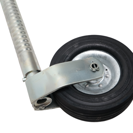 Knott Ifor Williams neuswiel - 48 mm - geribbeld - draagvermogen: 250 kg - stalen velg